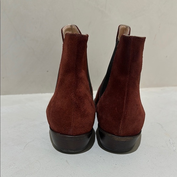 Men's Brown Suede Chelsea Boots - Picture 3 of 4